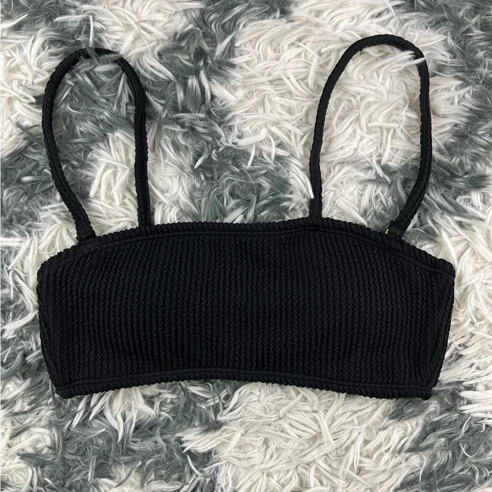 No Boundaries Womens Black Bikini Top Size Small